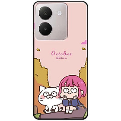 Ốp lưng cho Vivo Y03 - Y03T - Y18 - Y18S - Y18T - Y27 5G - Y28 4G - Y36 - Cô Gái Mèo Trắng OCT - Hàng Chính Hãng