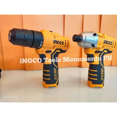BỘ MÁY KHOAN VÀ MÁY SIẾT VÍT DÙNG PIN 12V (20N.M) INGCO CKLI1201 - HÀNG CHÍNH HÃNG