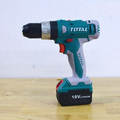 MÁY KHOAN BÚA DÙNG PIN 18V (0.8-10MM) (KÈM THEO 2 PIN) TOTAL TIDLI228180 - HÀNG CHÍNH HÃNG