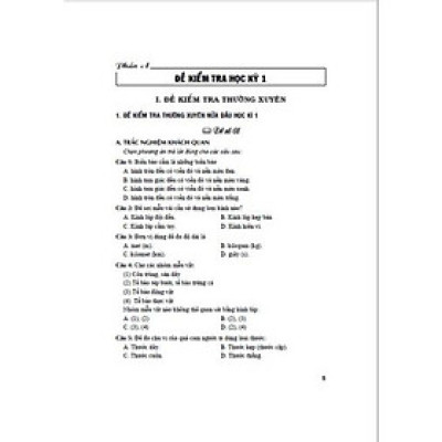 Sách - Đề kiểm tra Khoa Học Tự Nhiên 6 (dùng kèm SGK kết nối tri thức với cuộc sống) (HA-MK)