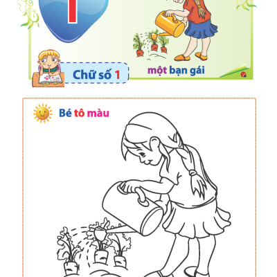 Vở Tập Tô Chữ Số (Dành Cho Bé Từ 5 - 6 Tuổi) (Tái Bản)