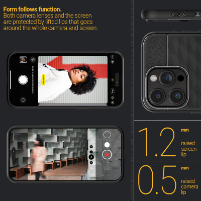 Ốp Lưng Dành Cho iPhone 15 ProMax SPIGEN CASEOLOGY PARALLAX MAGFIT_ Hàng chính hãng