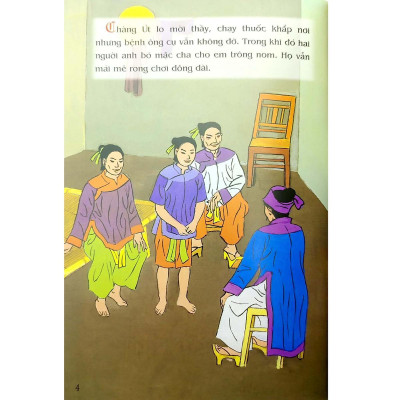 Sách - Người Cha Và Ba Con Trai - Tranh Truyện Dân Gian Việt Nam - NXB Kim Đồng