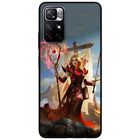 Ốp lưng dành cho Xiaomi Redmi Note 11 5G - Redmi Note 11T - Redmi Note 11S - Cô Gái Trượng Đỏ