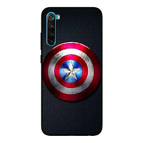 Ốp Lưng in cho Xiaomi Redmi Note 8 Mẫu Khiên Đội Trưởng 2 - Hàng Chính Hãng