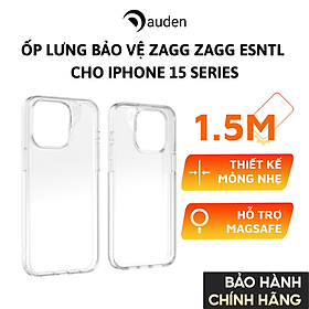 Ốp lưng ZAGG chống sốc bảo vệ dành cho iPhone 15/ 15 Plus/ 15 Pro/ 15 ProMax, bảo hành 12 tháng 1 đổi 1 - Hàng chính hãng