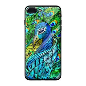 Ốp kính cho iPhone 8 Plus mẫu HOẠT TIẾT CÔNG 2 - Hàng chính hãng