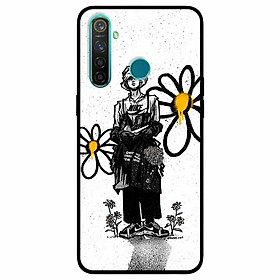 Ốp lưng in cho Realme 5, Realme 5s, Realme 5i Mẫu Chàng Trai Hoa Cúc