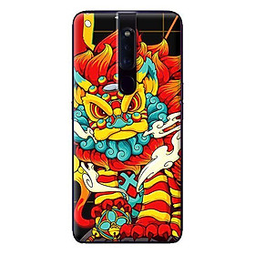 Ốp in cho Oppo F11 Pro Lân Đỏ Vàng - Hàng chính hãng