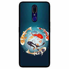 Ốp lưng in cho Oppo F11 Mẫu Koi Vây Quanh