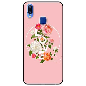 Ốp lưng in cho Vivo Y91/Y91i/Y95 Mẫu LOVE Hoa