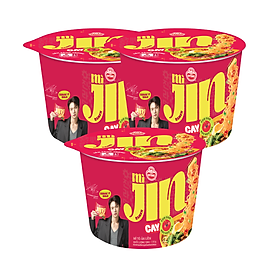 Combo 3 tô Mì Jin Cay Ottogi 110g
