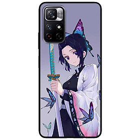 Ốp lưng dành cho Xiaomi Redmi Note 11 5G - Redmi Note 11T - Redmi Note 11S mẫu Anime Shinobu Kimetsu Bướm