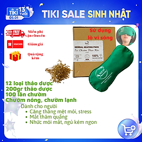 Túi chườm thảo mộc Adeva Naturals - 100 lần sử dụng - Nóng hoặc lạnh - Giảm đau mỏi xương khớp, giúp thư giãn, giảm căng thẳng mệt mỏi. Tiện lợi - nhanh chóng - hiệu quả - sử dụng cho mọi lứa tuổi