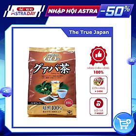 Trà ổi Guava Hiệu Orihiro 120g(2g*60 gói) - Tặng túi zip 3 kẹo mật ong Senjaku