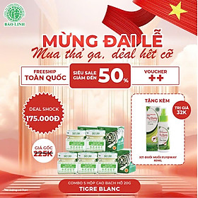 Cao Xoa Bóp Bạch Hổ Hoạt Lạc Cao Bảo Linh - Giảm đau nhức xương khớp, bong gân, mỏi cổ vai gáy, đau lưng, thần kinh toạ.