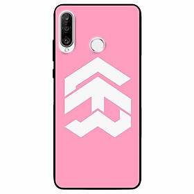 Ốp lưng in cho Huawei P30 Lite Mẫu Năm Hồng Trắng