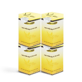 Yến Sào Song Việt - Combo hộp giấy 4 hũ yến khô nguyên chất 