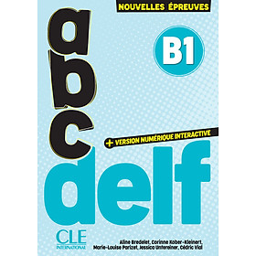 Sách học tiếng Pháp ABC DELF TOUT PUBLIC NIVEAU B1
