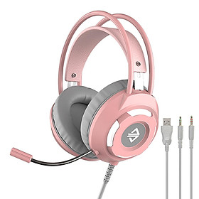 Tai nghe có dây Ajazz AX120 USB 3.5mm chống ồn có micrô 50mm