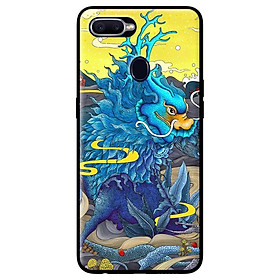 Ốp in cho Oppo Realme 2 Pro Rồng Xanh Nền Vàng - Hàng chính hãng