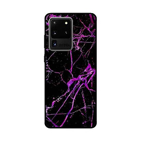 Ốp Lưng Dành Cho Samsung Galaxy S20 Ultra mẫu Nền Đá Hoa 7 - Hàng Chính Hãng
