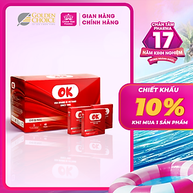 [Chính Hãng] Bao Cao Su Không Mùi OK Original Hộp 144 Cái - Pack 3