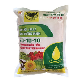 Phân bón đầu trâu 30-10-10 cao cấp giúp cây trồng nẩy chồi mập thân dày lá tăng trưởng mạnh
