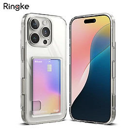 Ốp lưng dành cho iPhone 16 Pro Max/16 Pro/16 Plus/16 RINGKE Fusion Card - Hàng Chính Hãng