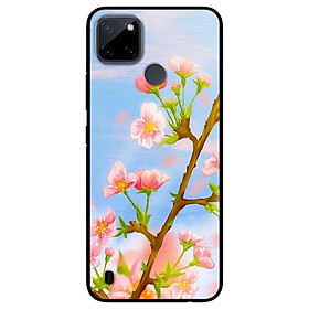 Ốp lưng dành cho Realme C21Y - Realme C25Y mẫu Hoa Đào Sớm