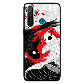 Ốp Lưng in cho Realme 5 Pro / Realme Q Mẫu Cá Chép Đen Trắng - Hàng Chính Hãng