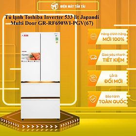 GR-RF690WI-PGV - Tủ Lạnh Toshiba Japandi  GR-RF690WI-PGV(67) - Hàng Chính Hãng - Chỉ giao HCM