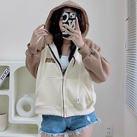 Áo khoác nữ xiteen nỉ dệt thêu RUS bao chất cực chuẩn-A2115