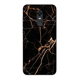 Ốp Lưng in cho Xiaomi Redmi 5 Plus Mẫu Nền Đá Hoa 2 - Hàng Chính Hãng