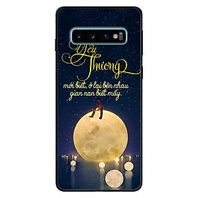 Ốp lưng in cho Samsung S10 Plus Mẫu Đi Qua Yêu Thương