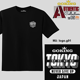 TOKYO, mã Logo-G91. Áo thun siêu đẹp cho cả gia đình. Form unisex cho nam nữ, trẻ em, bé trai gái. Quà tặng ý nghĩa