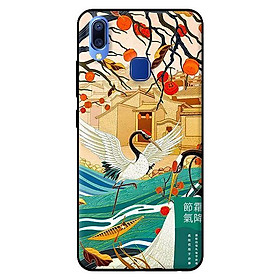 Ốp in cho Vivo Y91 Hai Con Hạc - Hàng chính hãng