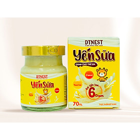   Yến sữa dành cho trẻ em DTNEST - Hũ 70ml - Dinh Dưỡng Cho Trẻ