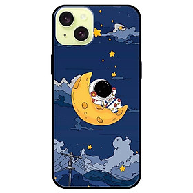 Ốp lưng dành cho Iphone 15 - Iphone 15 Plus - Iphone 15 Pro - Iphone 15 Pro Max - Phi Hành Trăng - Hàng Chính Hãng