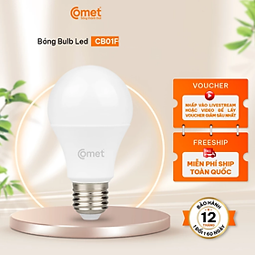Bóng đèn Led Bulb Comet CB01F công suất 3W ánh sáng trắng