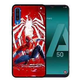 Ốp lưng in cho Samsung Galaxy A7 2018 mẫu Người Nhện - Hàng chính hãng