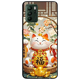 Ốp lưng cho Oppo Reno 2Z, 2F - 6z - 7z 5G - 8z 5G - A96 5G - 8T 4G - 8T 5G - Mèo Thần Thài Trắng Đẹp - Hàng Chính Hãng