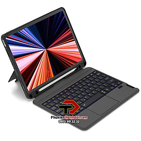 Bao da bàn phím kèm TrackPad cho iPad Pro 11 2022 M2 chính hãng WIWU Mag Touch IPad Keyboard, có thể tháo rời, có đèn LED - Hàng chính hãng