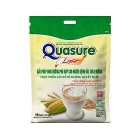 Bột ngũ cốc Quasure light túi 400 gram Bibica - thực phẩm dành cho người ăn kiêng, người tiểu đường 