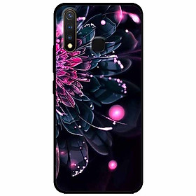 Ốp lưng in cho Vivo Y19/ Vivo U3 Mẫu Mẫu Đơn Hồng Đen