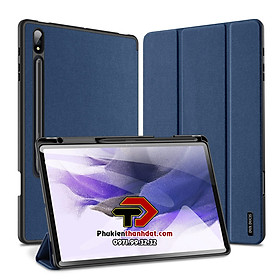 Bao da dành cho Samsung Galaxy Tab S10+ Plus, S10 Ultra, S9, S9 FE, Tab S9+ Plus, Tab S9 Ultra chính hãng Dux Ducis Domo có ngăn đựng bút, chống sốc - Hàng chính hãng 