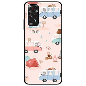 Ốp lưng dành cho Xiaomi Redmi Note 11 4G - Redmi Note 11 5G / Redmi Note 11T 5G / Redmi Note 11S 5G  - Hoạ Tiết Xe Hồng Xanh