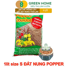 Đất Sét Nung Trồng Cây Greenhome, Bao 6lít, Thái Lan, Trồng Sen Đá, Phong Lan, Sứ, Thuỷ Canh, Chống Mọc Cỏ, Thoáng Khí