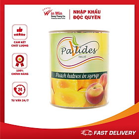 Đào Ngâm Đường Pavlides 820g - Nhập Khẩu Hy Lạp | Pavlides Peach Halves in Syrup 820g
