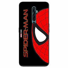 Ốp lưng in cho Oppo Reno 2F Mẫu Người Nhện Chữ